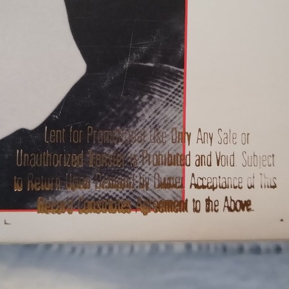 Lethal Weapon Soundtrack Goldstamp Promo w/Lethal Weapon 2 infopost RARE!! - Picture 3 of 8